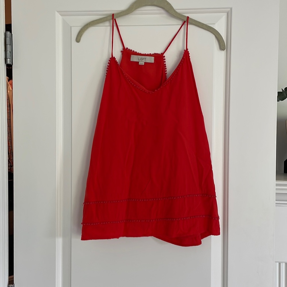 Loft Coral Racerback Tank - Size XS
